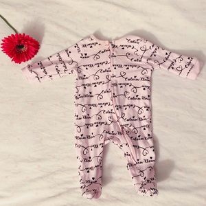 Baby Girl Calvin Klein Footie